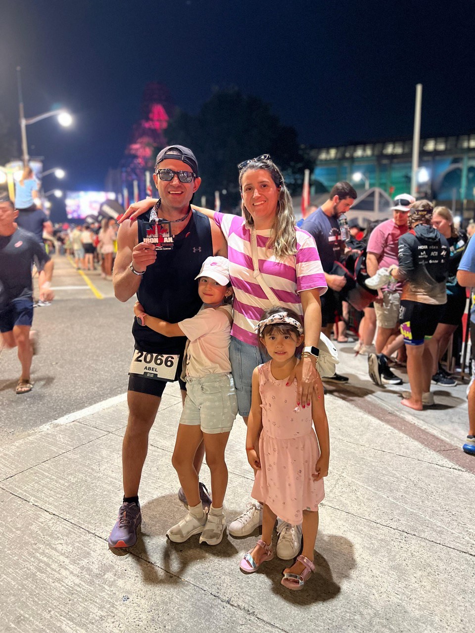 Abel Orozco with his family